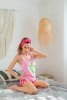 Piżama Embrasse 0404 Pink Różowy LivCo Corsetti Fashion rozmiar - L/XL